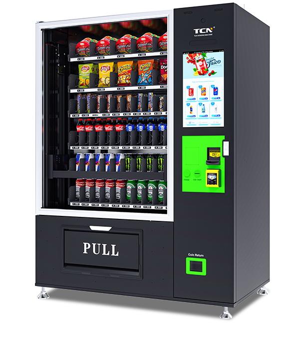 Торговый снековый автомат TCN с лифтом и сенсорный экраном