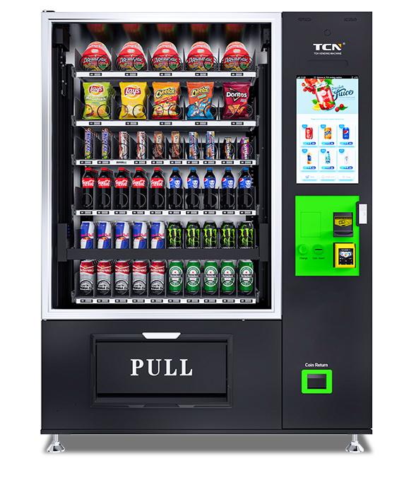 Торговый снековый автомат TCN с лифтом и сенсорный экраном