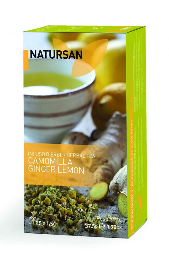 Травяной чай Natursan Ромашка Лимон Имбирь