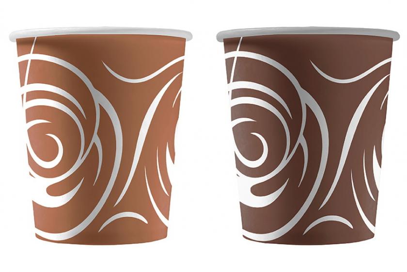 Стакан бумажный 250 мл с рисунком